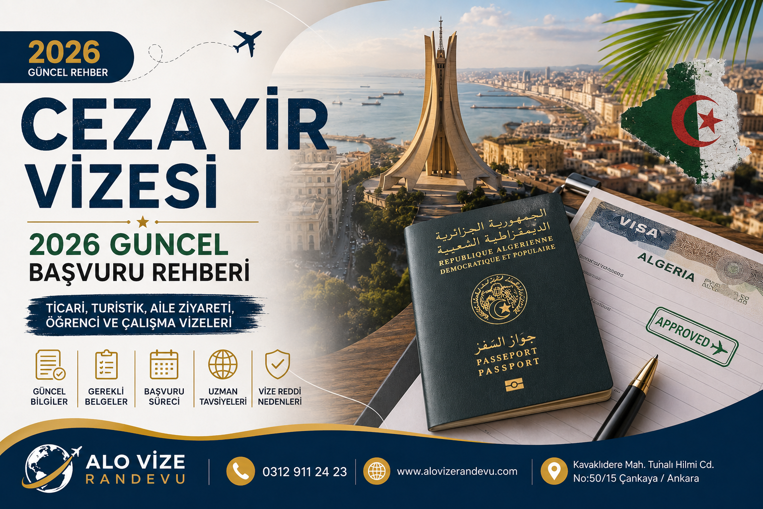Cezayir Vizesi Başvurularında 2026 Güncel Gelişmeler: Ticari ve Turistik Seyahatler İçin Kapsamlı Rehber
