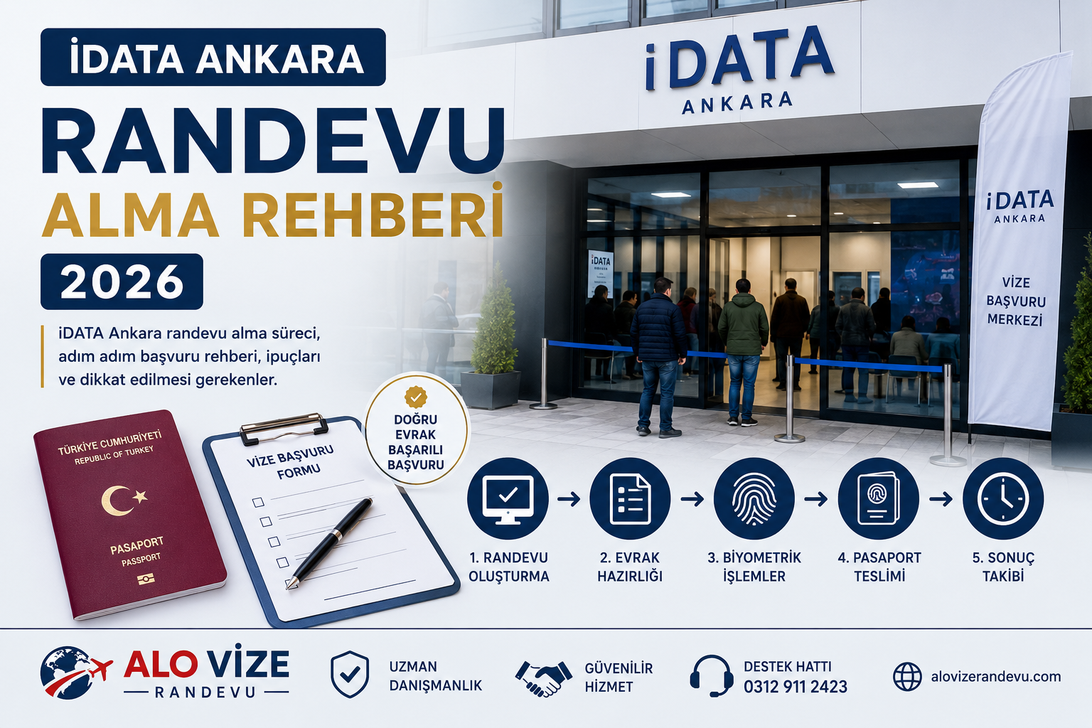 iDATA Ankara 2026 Rehberi: Almanya Vizesi Başvuru Süreci, Randevu ve Gerekli Evraklar