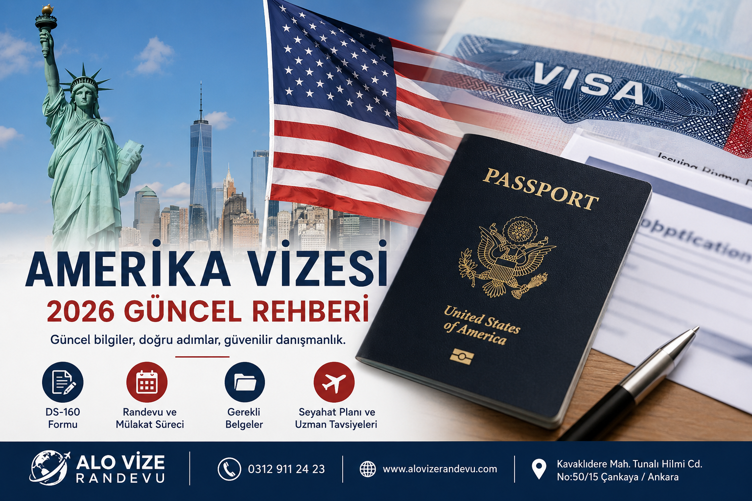 Amerika Vizesi Başvurularında 2026 Güncel Gelişmeler: ABD Vizesi Alacaklar İçin Kapsamlı Rehber