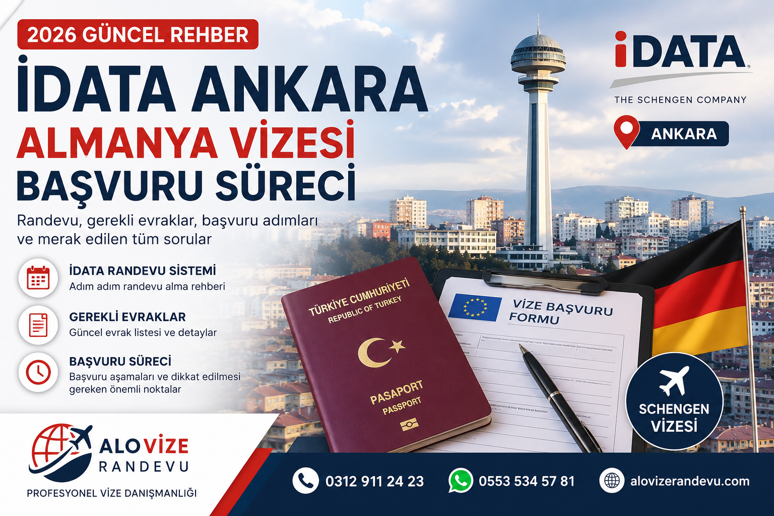 iDATA Ankara Güncel Durum: Almanya Vize Başvurularında Randevu Süreci ve Başvuru Sahiplerine Önemli Bilgilendirme
