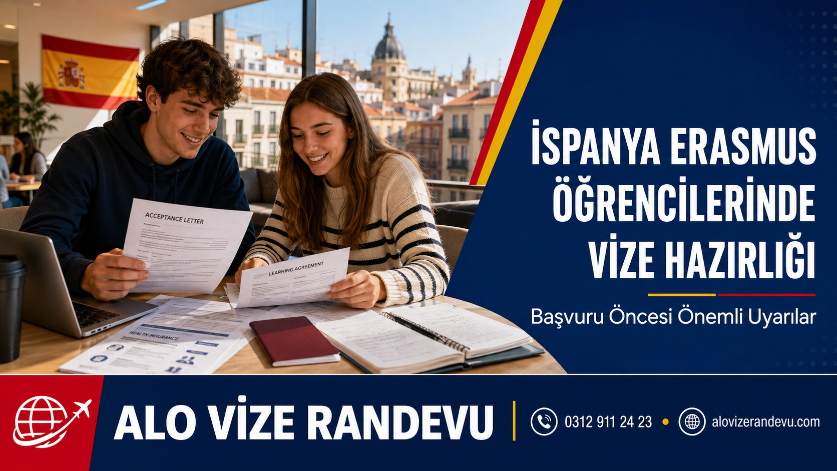 İspanya’ya Gidecek Erasmus Öğrencileri Vize Hazırlıklarına Başladı